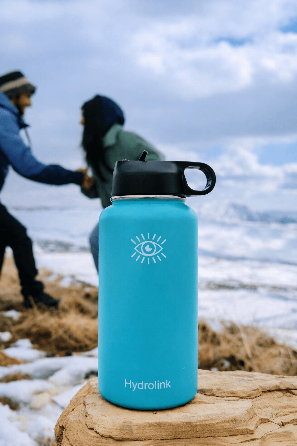 HydroLink bottle in a travel setting